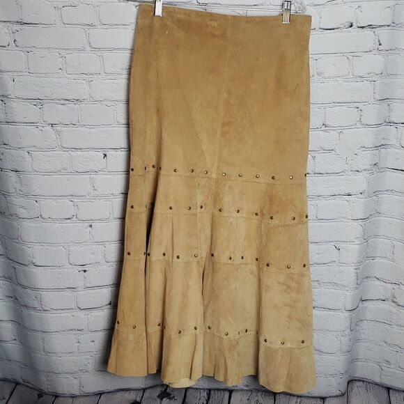 Chico's Dresses & Skirts - NWT Chico's Suede Beacon Tan Skirt